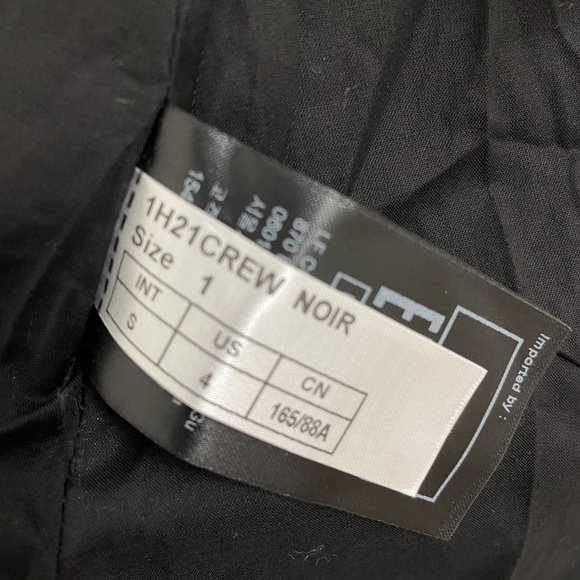 Ba&sh Dress Robe Crew in Black NWT (Size S) - Picture 5 of 8